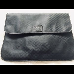 Vintage GUCCI Portfolio Messenger Crossbody